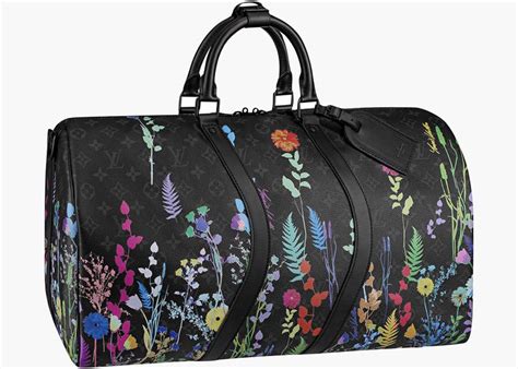 louis vuitton keepall bandouliere monogram eclipse 50 foliage|keepall bandoulière 55 monogram.